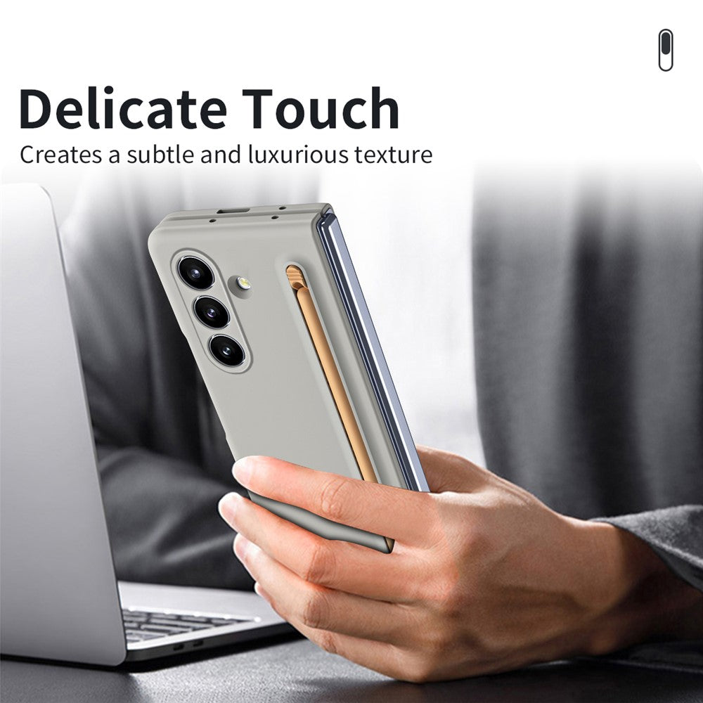 Til Samsung Galaxy Z Fold7 5G Etui med Stylus Hårdt PC Telefon Bagcover