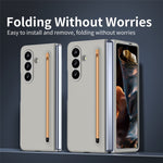 Til Samsung Galaxy Z Fold7 5G Etui med Stylus Hårdt PC Telefon Bagcover