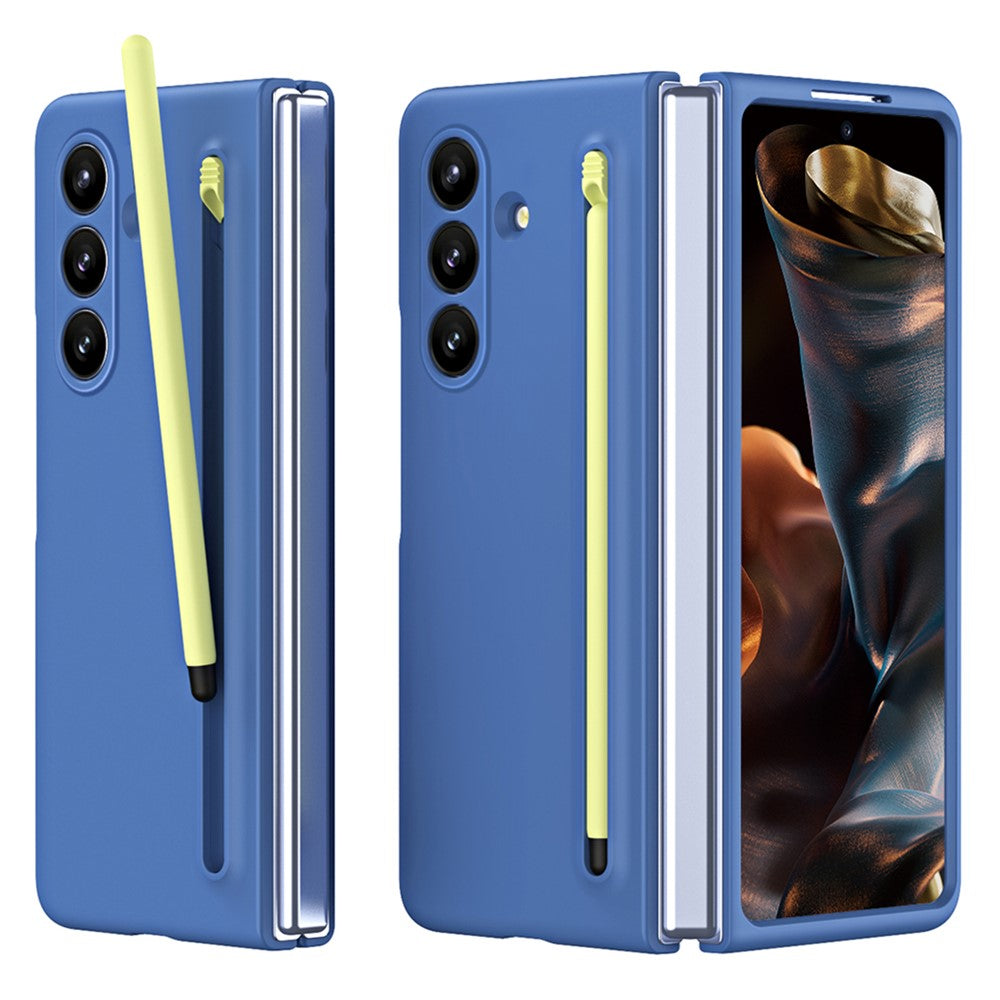 Til Samsung Galaxy Z Fold7 5G Etui med Stylus Hårdt PC Telefon Bagcover