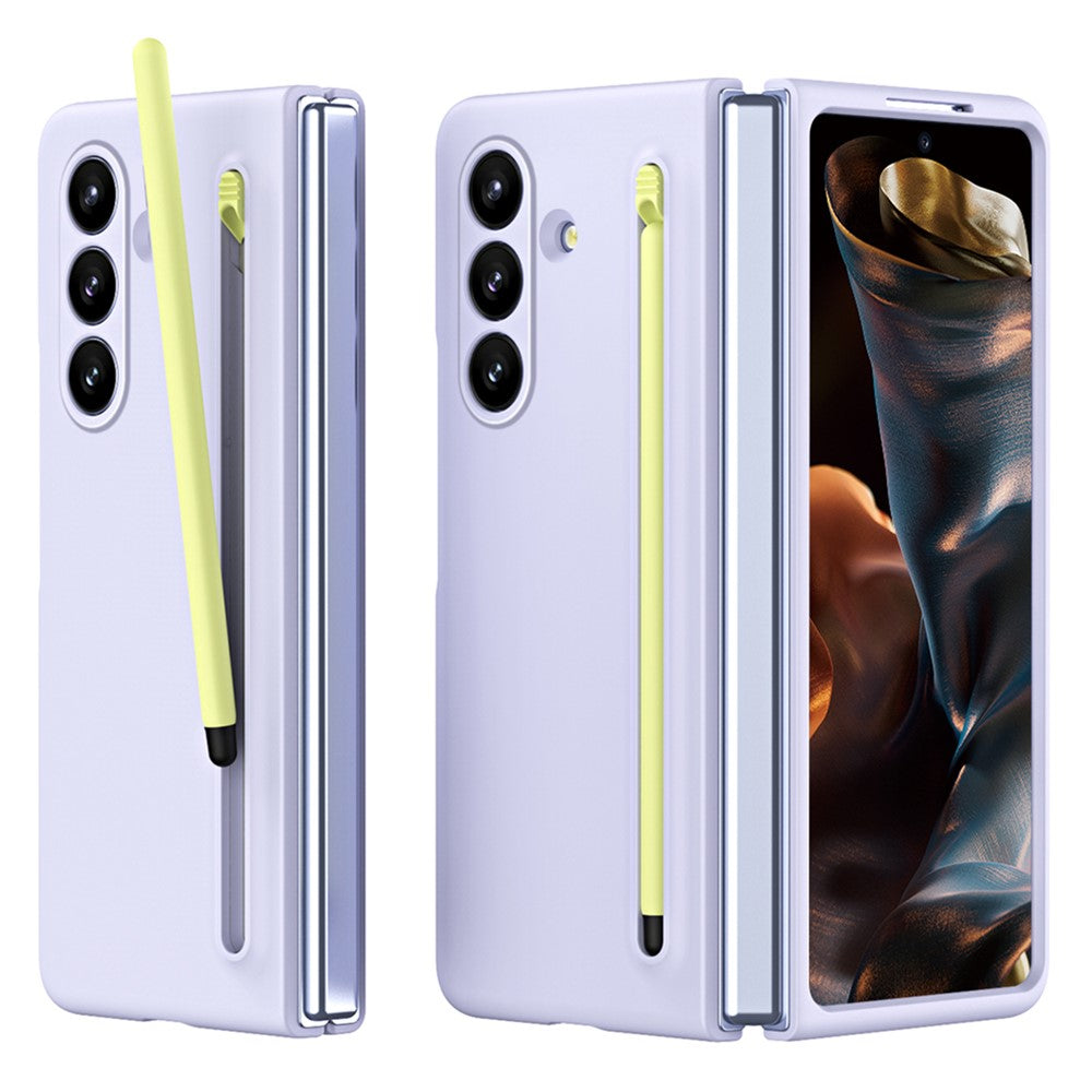 Til Samsung Galaxy Z Fold7 5G Etui med Stylus Hårdt PC Telefon Bagcover