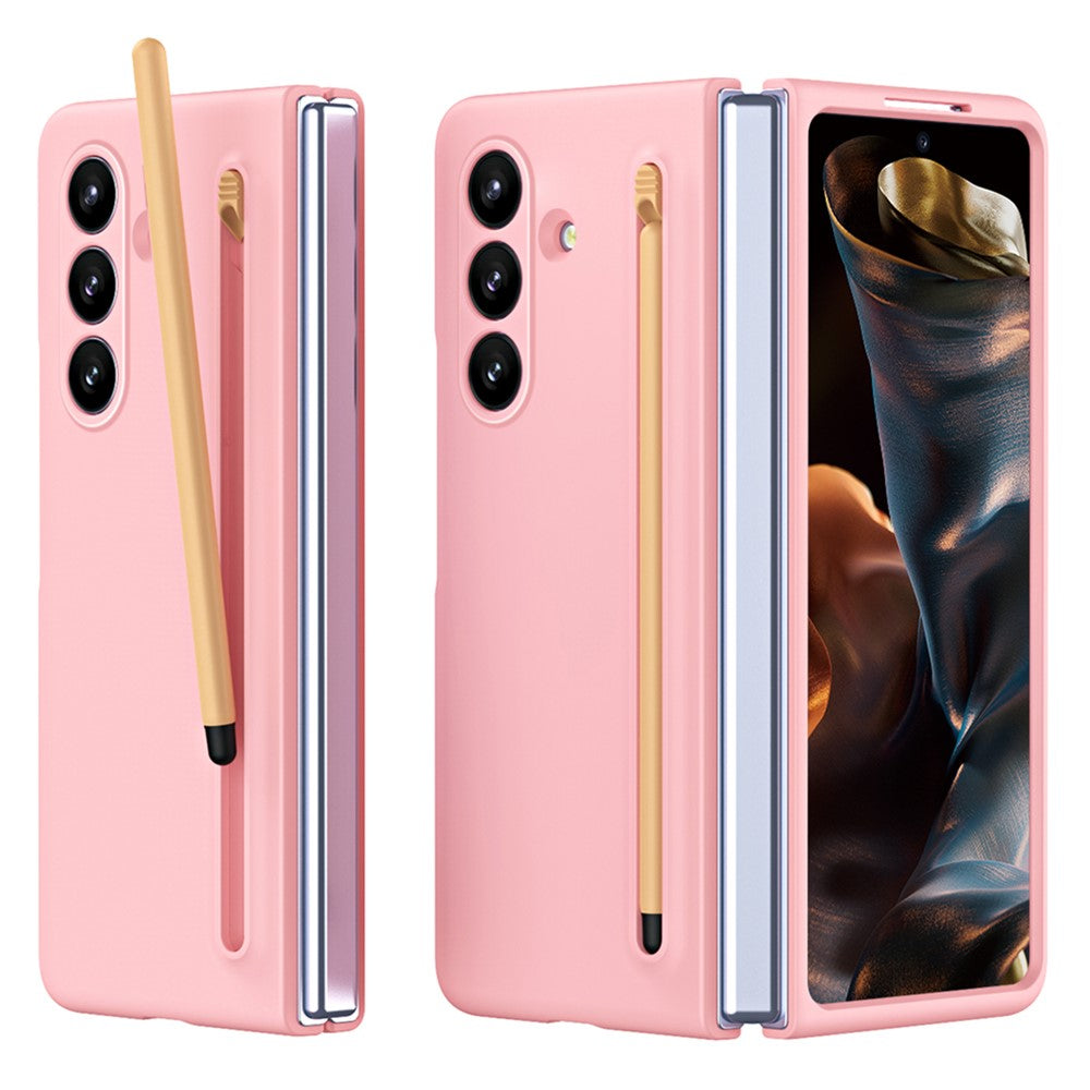 Til Samsung Galaxy Z Fold7 5G Etui med Stylus Hårdt PC Telefon Bagcover