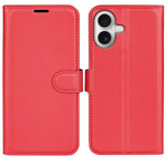 For iPhone 17 Case Litchi Texture Shockproof Leather Wallet Phone Cover