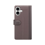 For iPhone 17 Case Genuine Split Leather Phone Cover with Wallet Stand