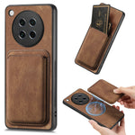 For Oppo Find X8s 5G Magnetic Case Leather Back Cover with Detachable Card Holder