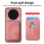 For Oppo Find X8s 5G Magnetic Case Leather Back Cover with Detachable Card Holder