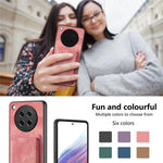 For Oppo Find X8s 5G Magnetic Case Leather Back Cover with Detachable Card Holder