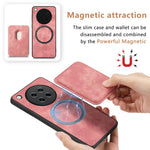 For Oppo Find X8s 5G Magnetic Case Leather Back Cover with Detachable Card Holder
