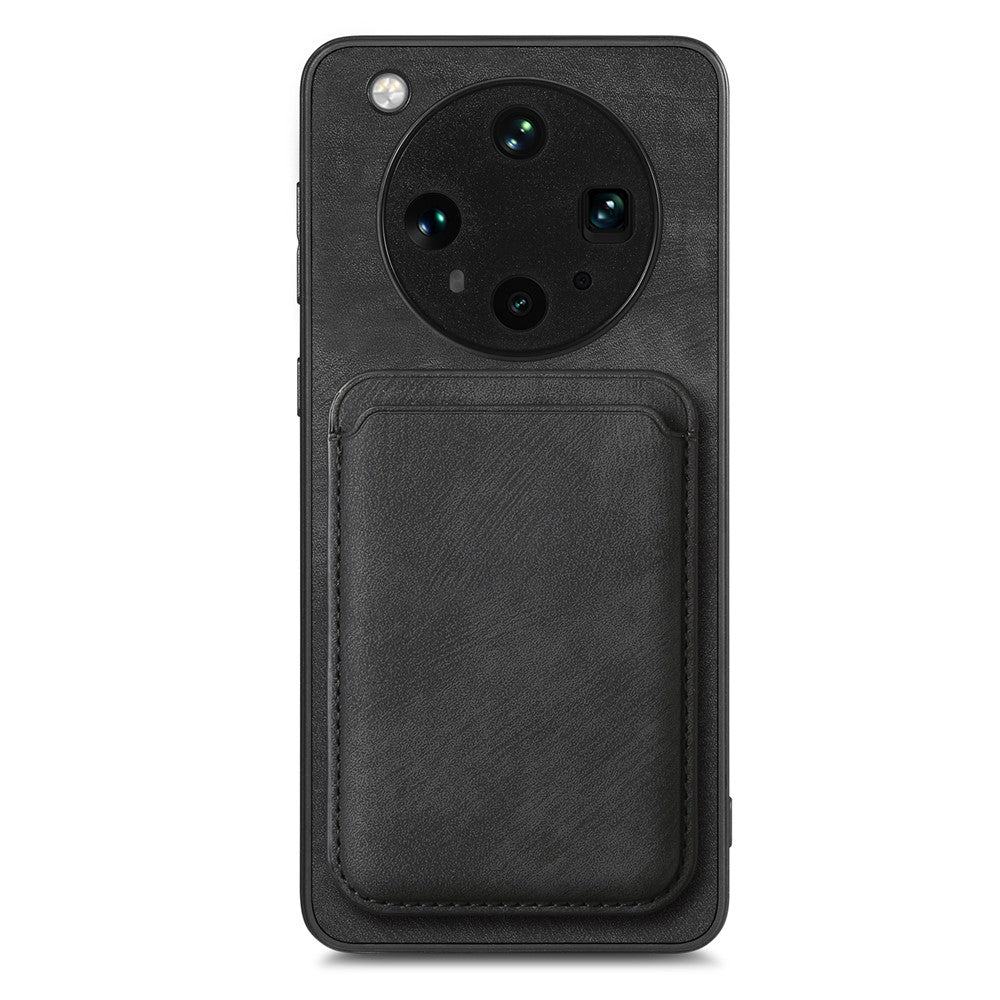 For Oppo Find X8 Ultra 5G Magnetic Case Leather Back Cover with Detachable Card Holder