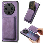 For Oppo Find X8 Ultra 5G Magnetic Case Leather Back Cover with Detachable Card Holder