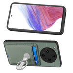 CASENEO læderetui til Oppo Find X8 Ultra 5G med stativ og kortlommer i kulfiberstruktur