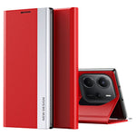 For Xiaomi Redmi Note 14 4G (163.25mm) Case Anti-Drop Leather Phone Cover with Stand