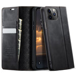 CASEME For iPhone 11 Pro Case  033 Series RFID Blocking Wallet Stand Calf Texture Leather Phone Cover