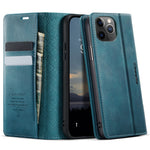 CASEME For iPhone 11 Pro Case  033 Series RFID Blocking Wallet Stand Calf Texture Leather Phone Cover