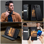 CASEME For iPhone 11 Case  033 Series RFID Blocking Wallet Stand Calf Texture Leather Phone Cover