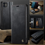 CASEME For iPhone 11 Case  033 Series RFID Blocking Wallet Stand Calf Texture Leather Phone Cover