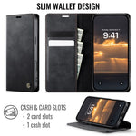 CASEME For iPhone 16 Plus Case  033 Series RFID Blocking Wallet Stand Calf Texture Leather Phone Cover