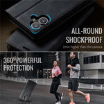 CASEME For iPhone 16 Plus Case  033 Series RFID Blocking Wallet Stand Calf Texture Leather Phone Cover