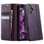 CASEME For iPhone 16 Plus Case  033 Series RFID Blocking Wallet Stand Calf Texture Leather Phone Cover