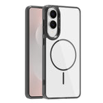 For Samsung Galaxy S25 Edge Magnetic Case TPU PC Clear Phone Cover