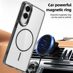For Samsung Galaxy S25 Edge Magnetic Case TPU PC Clear Phone Cover