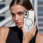 For Samsung Galaxy S25 Edge Magnetic Case TPU PC Clear Phone Cover