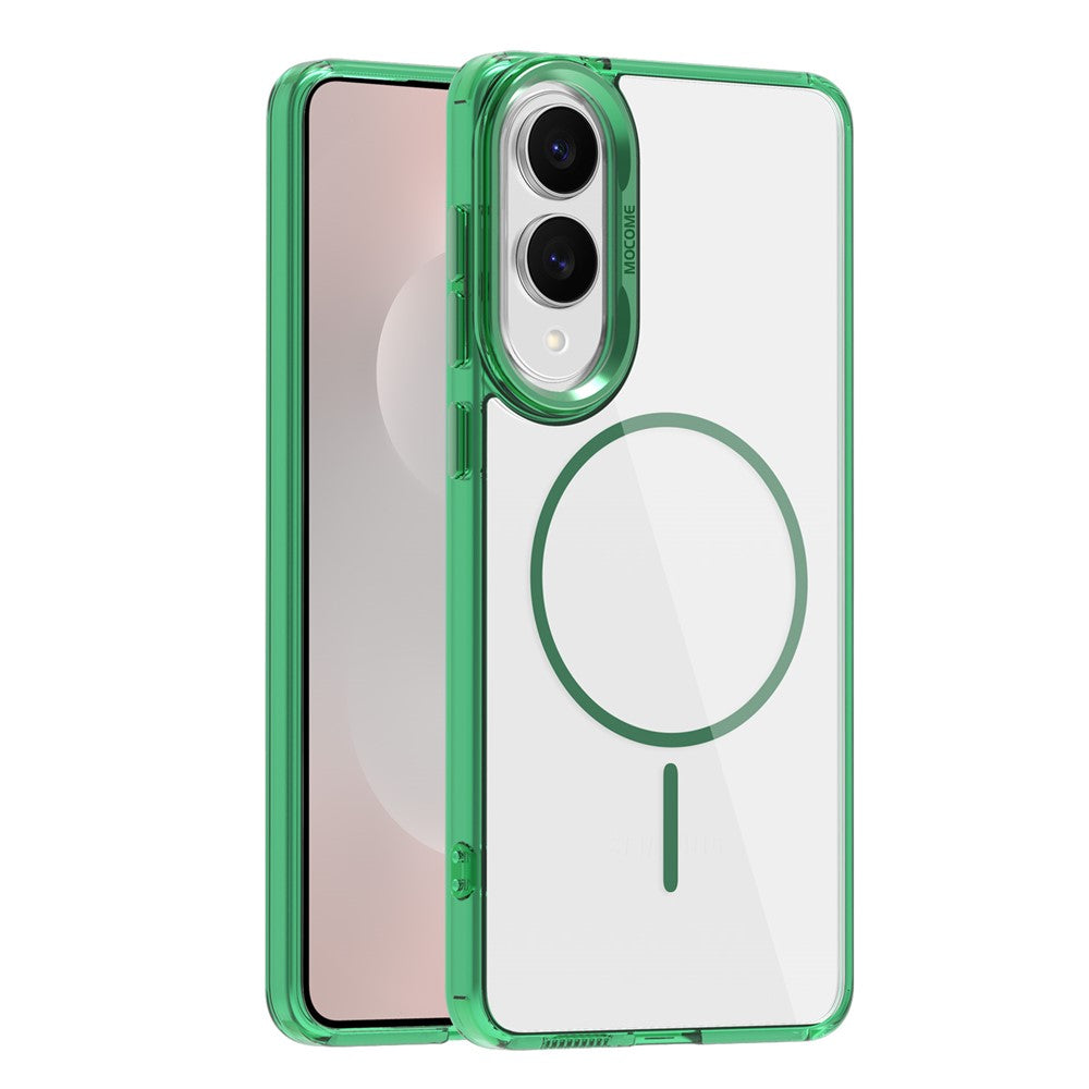 For Samsung Galaxy S25 Edge Magnetic Case TPU PC Clear Phone Cover