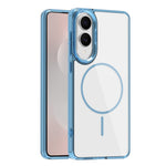 For Samsung Galaxy S25 Edge Magnetic Case TPU PC Clear Phone Cover