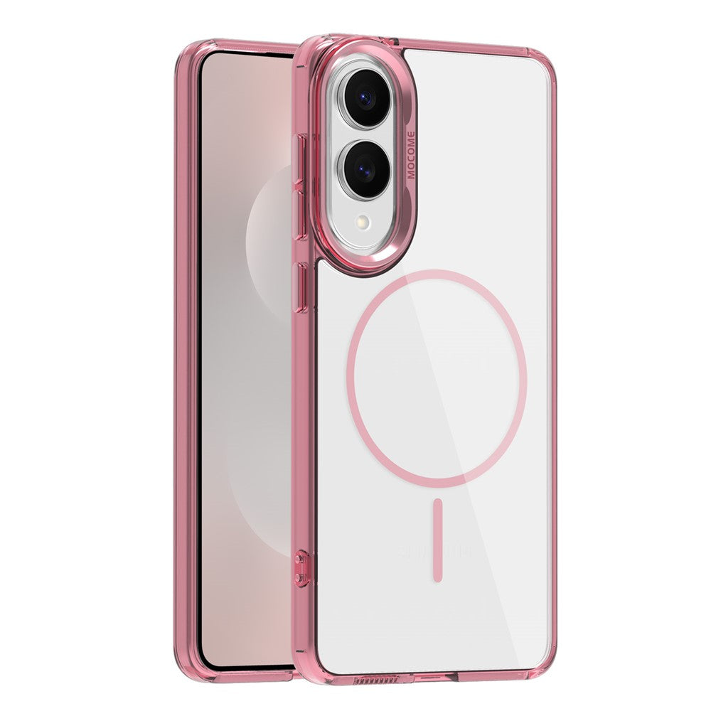 For Samsung Galaxy S25 Edge Magnetic Case TPU PC Clear Phone Cover