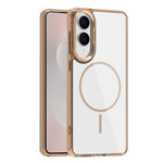 For Samsung Galaxy S25 Edge Magnetic Case TPU PC Clear Phone Cover