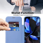 For Google Pixel 10 / 10 Pro Magnetic Case RFID Blocking Leather Phone Cover