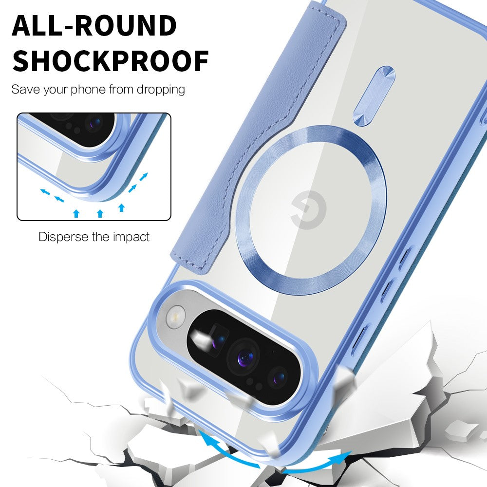 For Google Pixel 10 / 10 Pro Magnetic Case RFID Blocking Leather Phone Cover