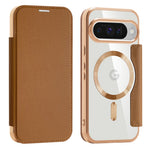 For Google Pixel 10 / 10 Pro Magnetic Case RFID Blocking Leather Phone Cover