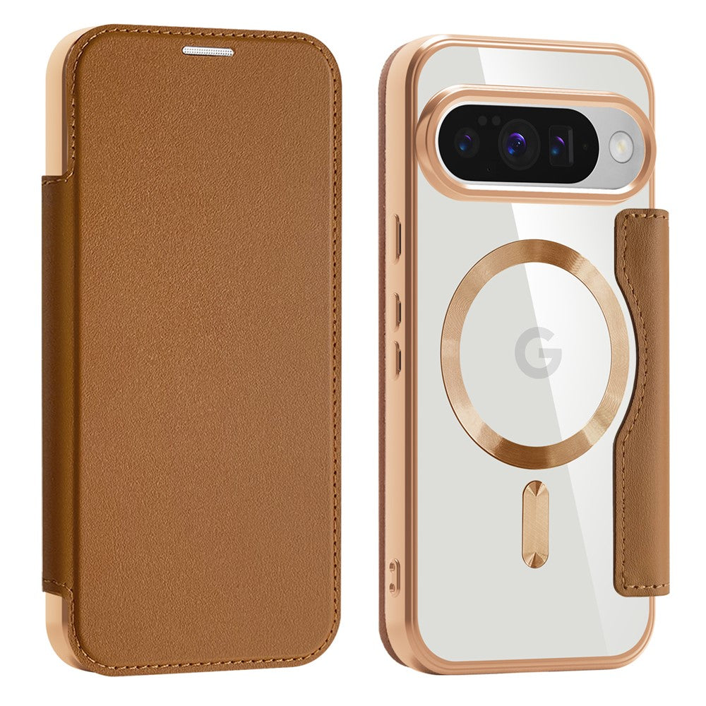 For Google Pixel 10 / 10 Pro Magnetic Case RFID Blocking Leather Phone Cover