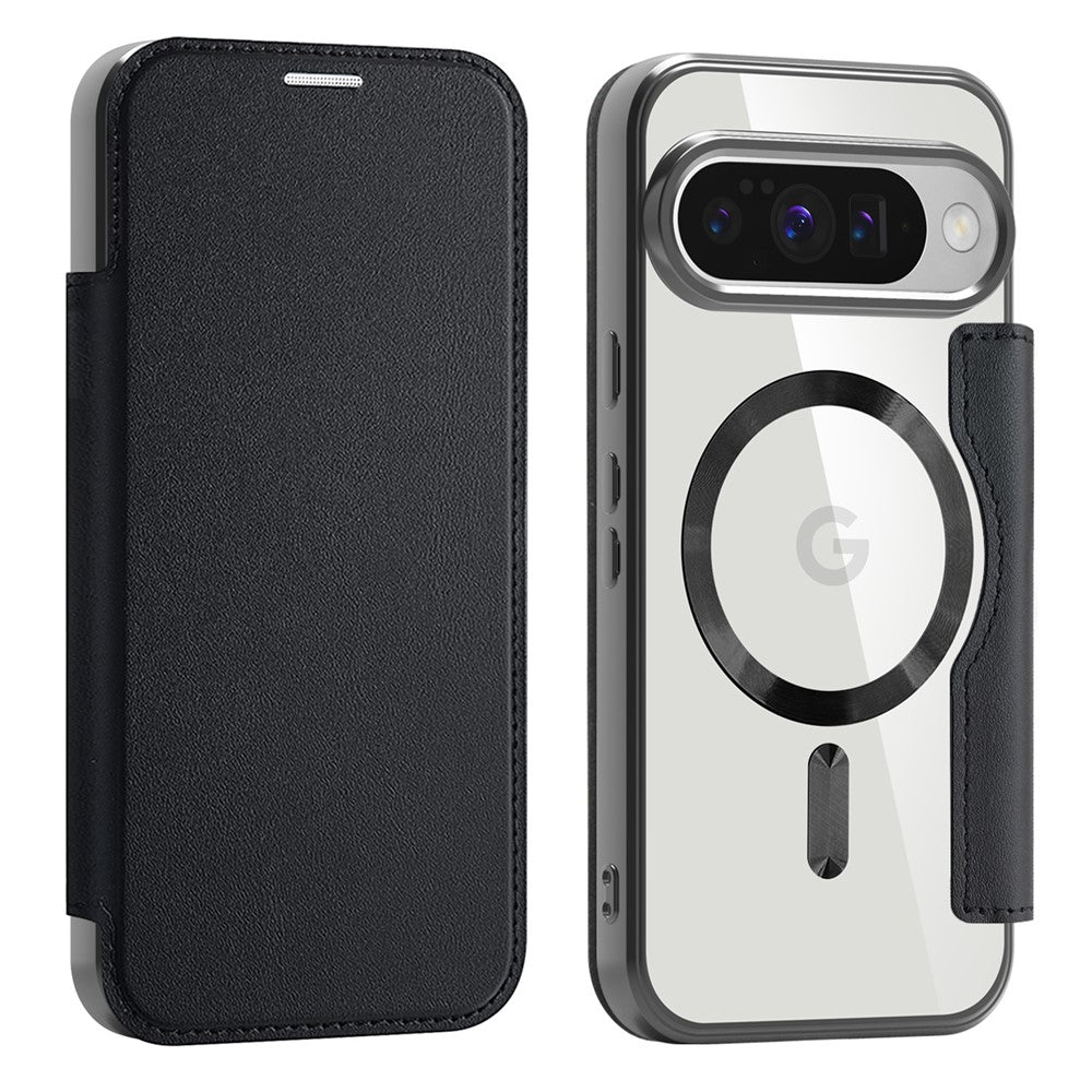 For Google Pixel 10 / 10 Pro Magnetic Case RFID Blocking Leather Phone Cover