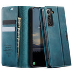 CASEME For Samsung Galaxy S22 5G Case  033 Series RFID Blocking Wallet Stand Calf Texture Leather Phone Cover