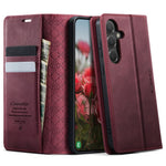 CASEME til Samsung Galaxy S25+ / Galaxy S24+ etui 033 Series RFID Blokerende Pung Stand Kalvestruktur Læder Telefoncover