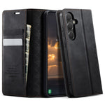 CASEME til Samsung Galaxy S25+ / Galaxy S24+ etui 033 Series RFID Blokerende Pung Stand Kalvestruktur Læder Telefoncover