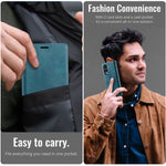 CASEME For Samsung Galaxy S25 Edge Case 033 Series RFID Blocking Wallet Stand Calf Texture Leather Phone Cover