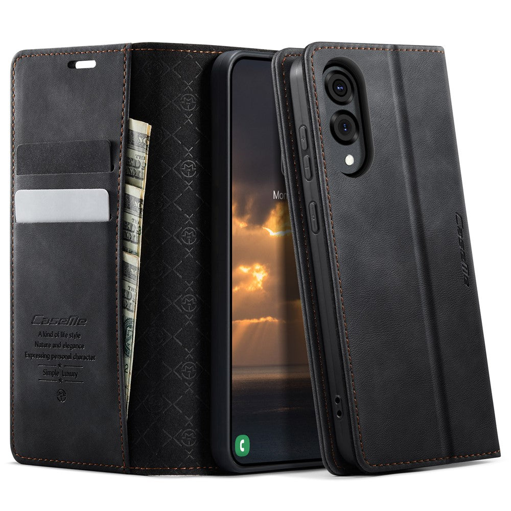 CASEME For Samsung Galaxy S25 Edge Case  033 Series RFID Blocking Wallet Stand Calf Texture Leather Phone Cover
