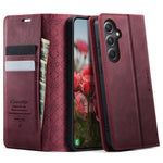 CASEME For Samsung Galaxy S23 FE Case  033 Series RFID Blocking Wallet Stand Calf Texture Leather Phone Cover