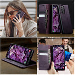 CASEME For Samsung Galaxy M23 5G / Galaxy A23 4G Case  033 Series RFID Blocking Wallet Stand Calf Texture Leather Phone Cover