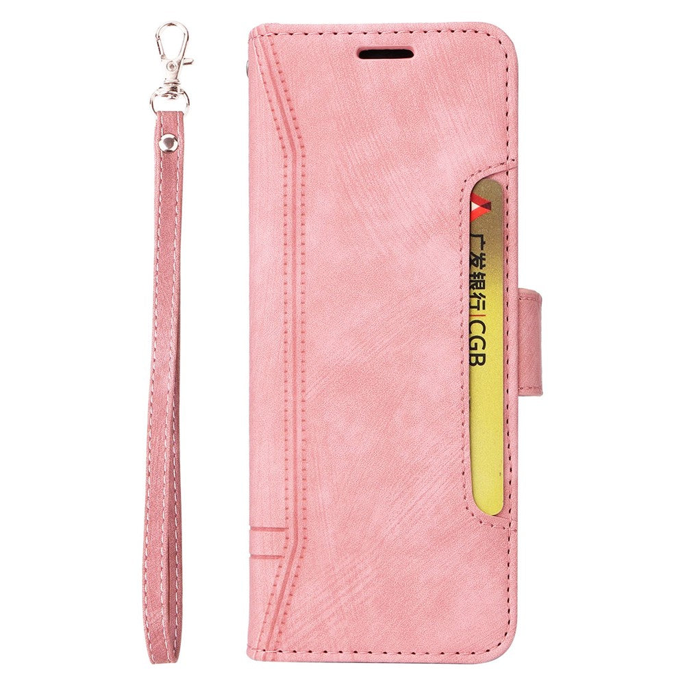 BETOPNICE 001 For Samsung Galaxy Z Fold3 5G Imprinted Stitching Line PU Leather Stand Wallet Cover Shockproof Phone Case