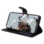 For Xiaomi Poco M4 5G / Poco M5 (India) 4G Calf Texture PU Leather Shockproof Cover Stand Wallet Cell Phone Case