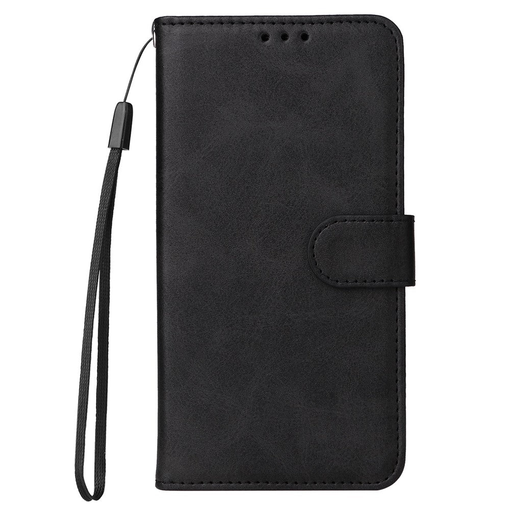 For Xiaomi Poco M4 5G / Poco M5 (India) 4G Calf Texture PU Leather Shockproof Cover Stand Wallet Cell Phone Case