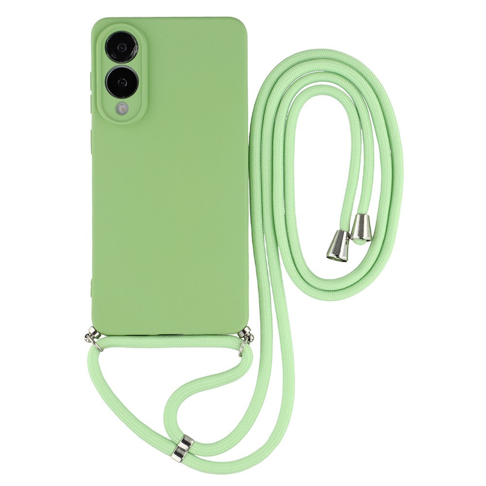 Samsung Galaxy S25 Edge-skal Flexibelt TPU-fiberfoder Stötdämpande axelbandsskydd