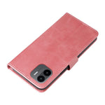 For Xiaomi Redmi A1 4G / A2 4G PU Leather Zipper Pocket Stand Phone Case Calf Texture Full Protection Wallet Inner TPU Cover