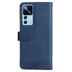 Xiaomi 12T 5G / Redmi K50 Ultra 5G / 12T Pro 5G Läderplånboksfodral Skin Touch mobilfodral Stativ med Rem