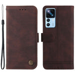 Xiaomi 12T 5G / Redmi K50 Ultra 5G / 12T Pro 5G Läderplånboksfodral Skin Touch mobilfodral Stativ med Rem