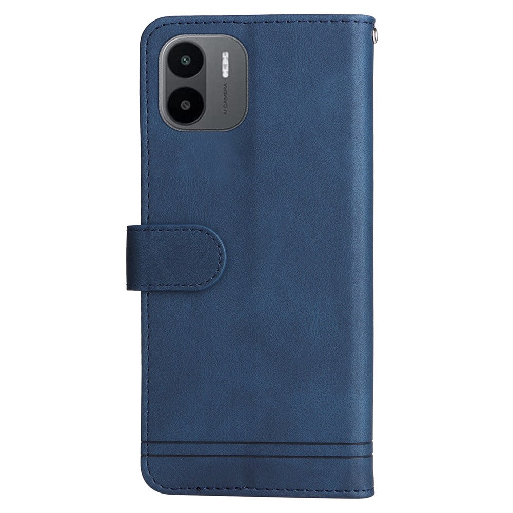 For Xiaomi Redmi A1 4G / A2 4G Leather Wallet Cases Skin Touch Phone Cover Stand with Strap