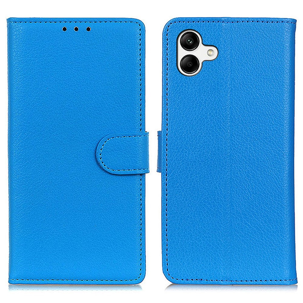 Til Samsung Galaxy A08 5G / A08 4G / A07 5G / A07 4G / A06 5G / A06 4G Pung Etui PU Læder Telefoncover Litchi Tekstur